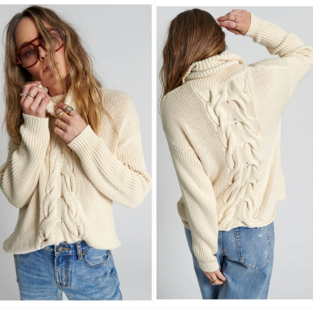 One Teaspoon Cable Knit Sweater